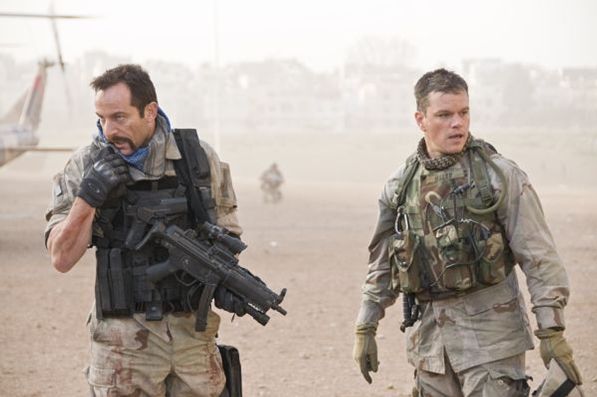 Matt Damon y Jason Isaacs en Green Zone. Distrito Protegido