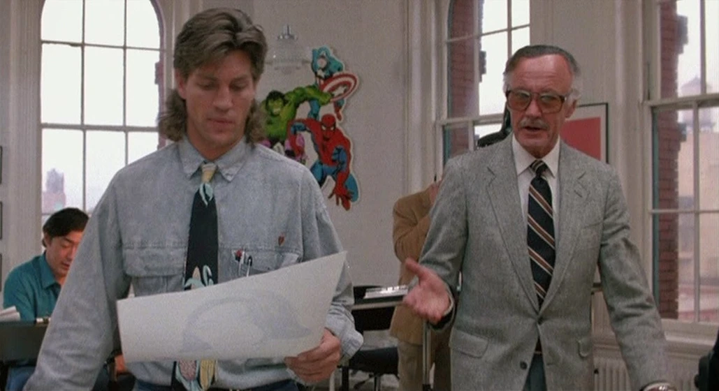 Eric Roberts y Stan Lee en la-ambulancia