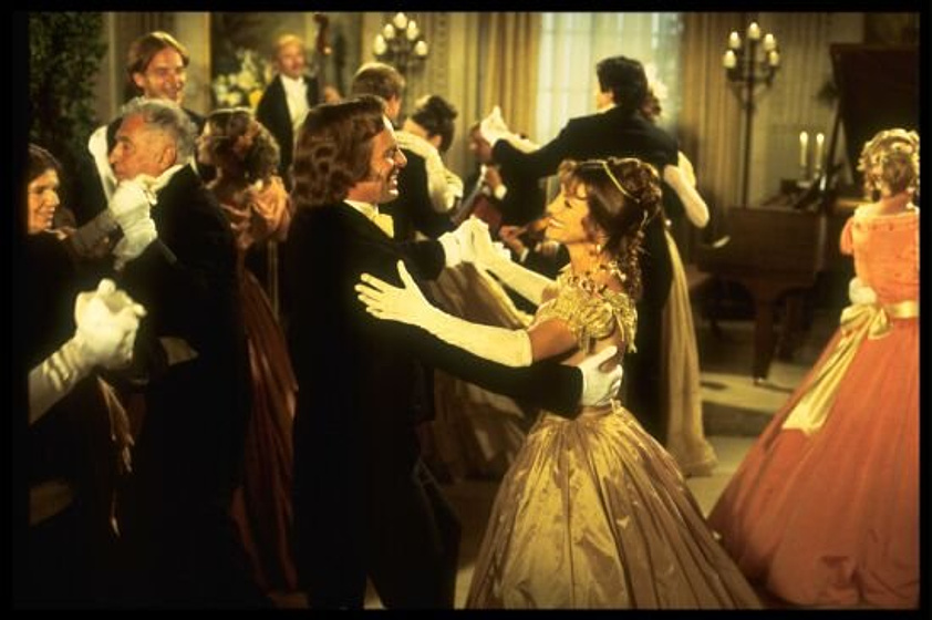 Keith Carradine y Jane Seymour en La Verdadera Historia de Fanny Kemble