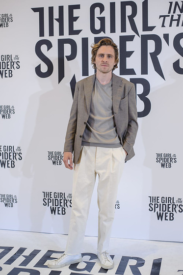 Sverrir Gudnason en Millennium. Lo que no te mata te hace más Fuerte (Photocall en Barcelona. Junio 2018)