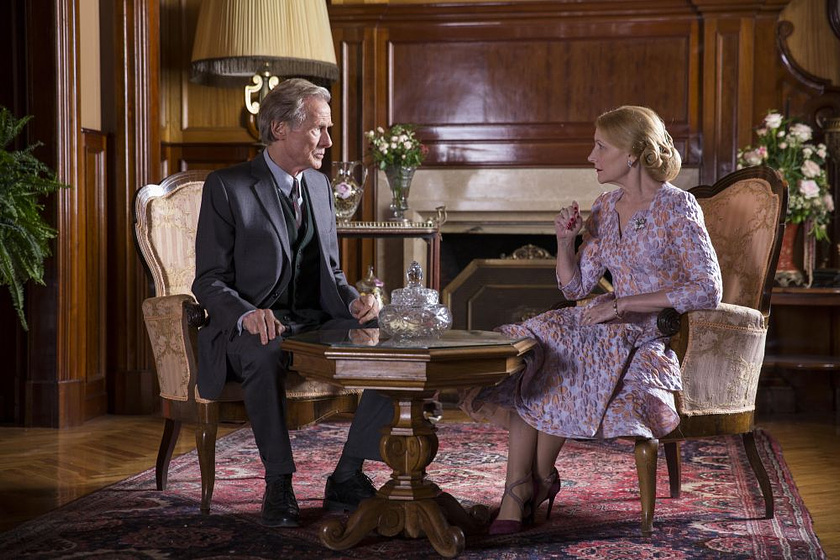 Patricia Clarkson y Bill Nighy en La Librería