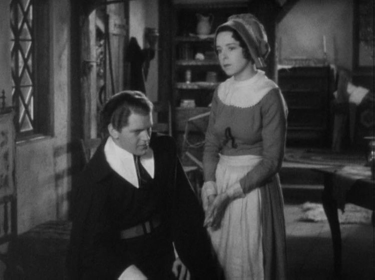 Hardie Albright y Colleen Moore en La Letra Escarlata