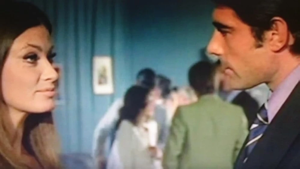 Juan Luis Galiardo y Marisa Mell en alta-tension-1972