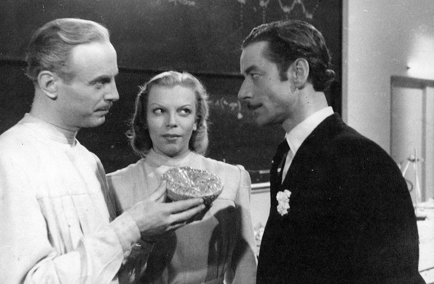 Hans Nielsen y Tilly Lauenstein en Chemie und Liebe