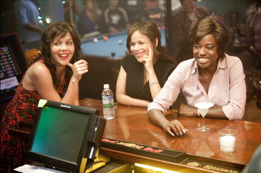Maggie Gyllenhaal, Rosie Perez y Viola Davis en No nos moverán