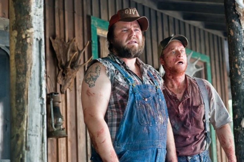 Tyler Labine y Alan Tudyk en tucker-dale-vs-evil