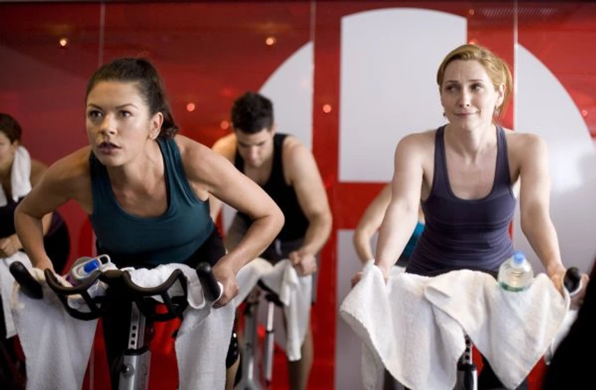 Catherine Zeta-Jones y Megan Byrne en mi-segunda-vez