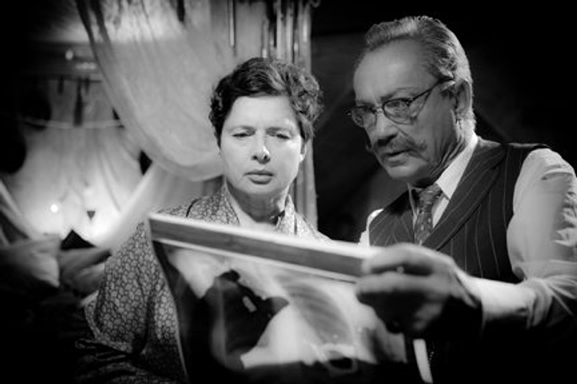 Udo Kier y Isabella Rossellini en Keyhole