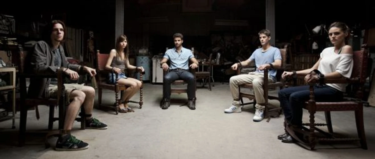 Maxi Iglesias, Amaia Salamanca, Úrsula Corberó, Óscar Sinela y Luis Fernández en XP3D