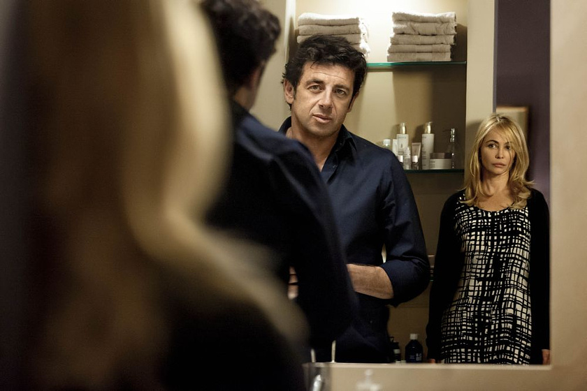 Emmanuelle Béart y Patrick Bruel en Los Ojos Amarillos de los Cocodrilos
