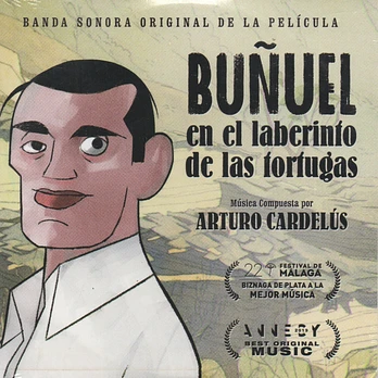Carátula de la banda de sonido de Buñuel en el Laberinto de las tortugas