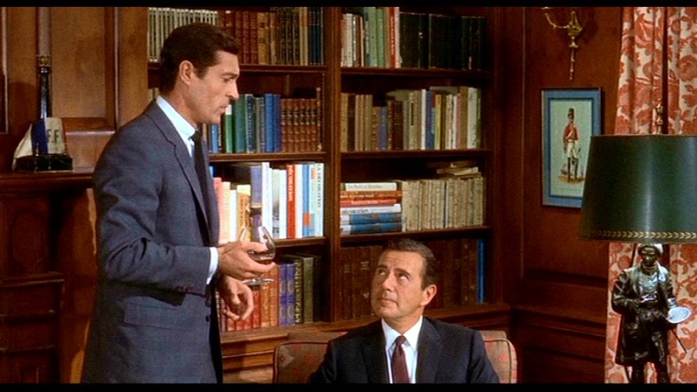 John Forsythe y Frederick Stafford en Topaz