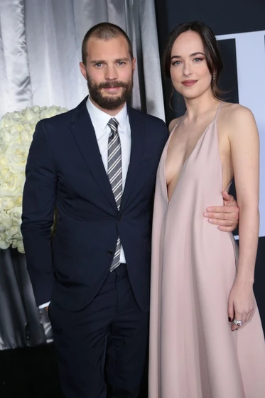 Jamie Dornan y Dakota Johnson en cincuenta-sombras-mas-oscuras (Premiere en Los Angeles. Febrero 2017)