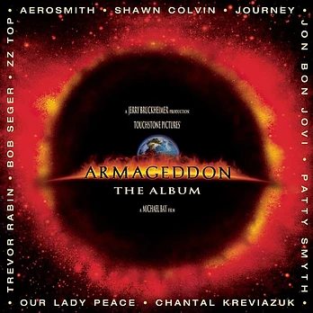 Carátula de la banda de sonido de Armageddon