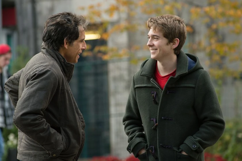 Ben Stiller y Austin Abrams en que-fue-de-brad