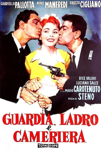 Poster de El Guardia, el Ladrón y la Camarera