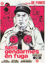 poster of movie Seis Gendarmes en Fuga