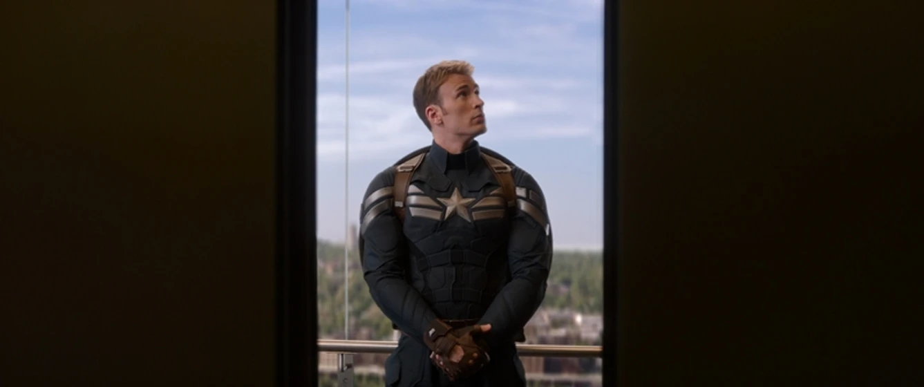 Chris Evans en Capitán América: El Soldado de Invierno