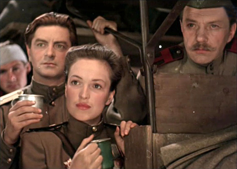 Boris Chirkov y Tamara Makarova en Three Encounters