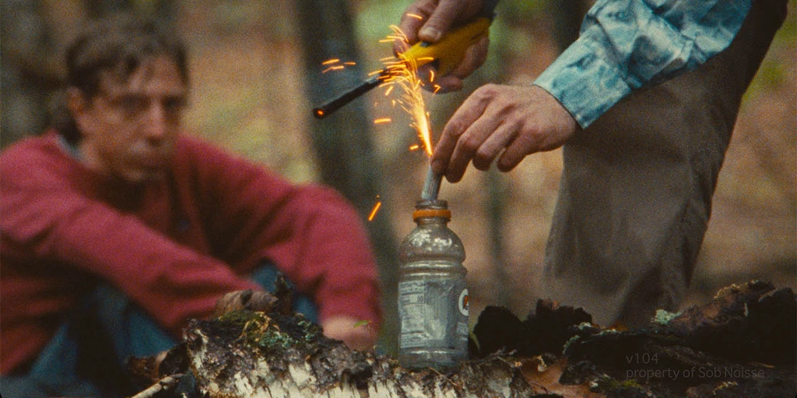 Joshua Burge en vulcanizadora