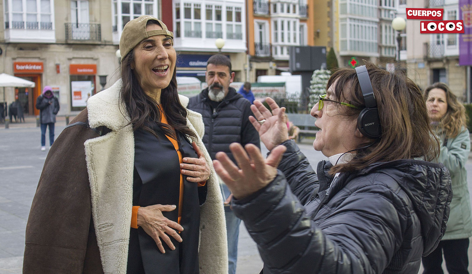 Ana Murugarren y Paz Padilla en Cuerpos Locos (Rodaje)