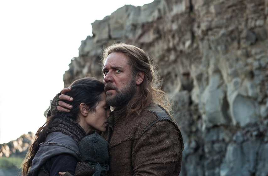 Jennifer Connelly y Russell Crowe en Noé