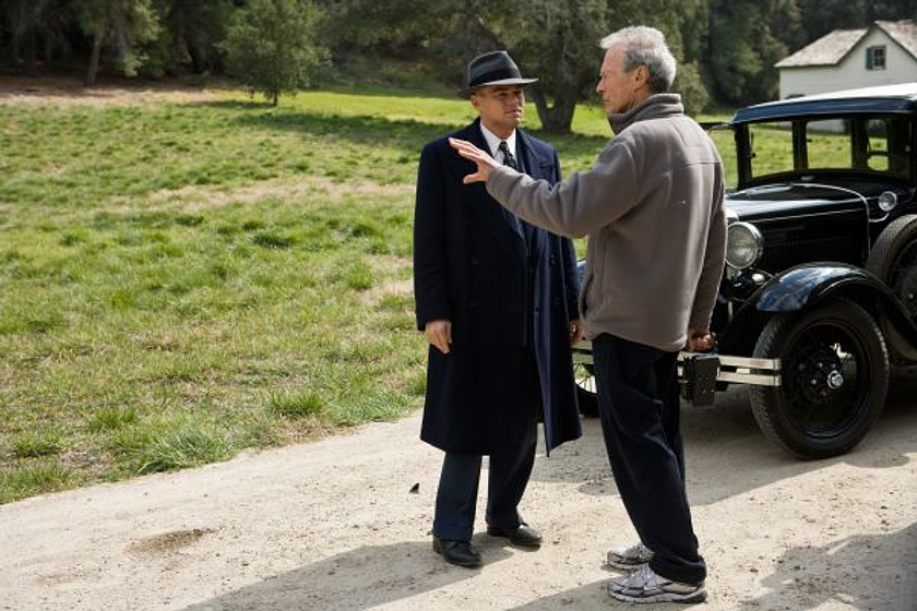 Clint Eastwood y Leonardo DiCaprio en J. Edgar