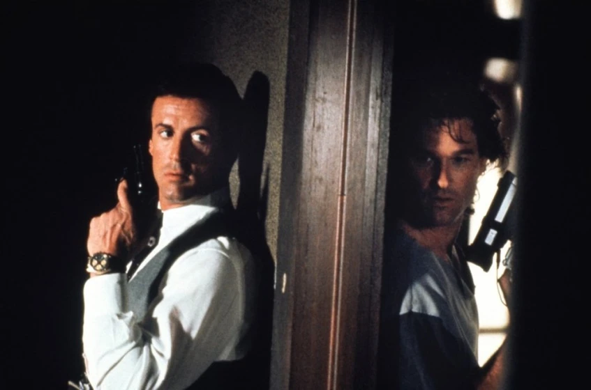 Kurt Russell y Sylvester Stallone en Tango y Cash