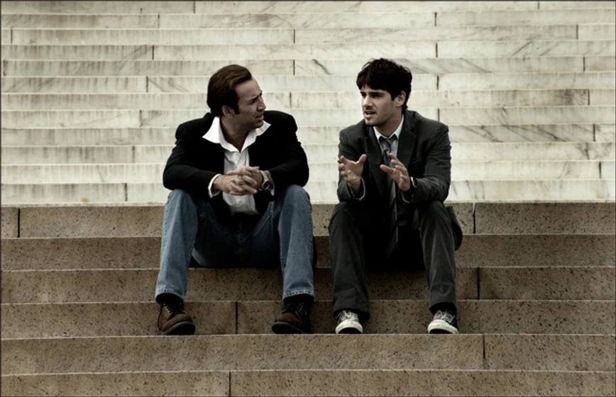 Nicolas Cage y Justin Bartha en La Búsqueda