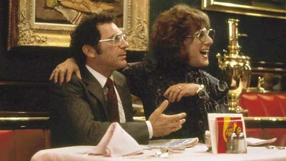 Sydney Pollack y Dustin Hoffman en tootsie