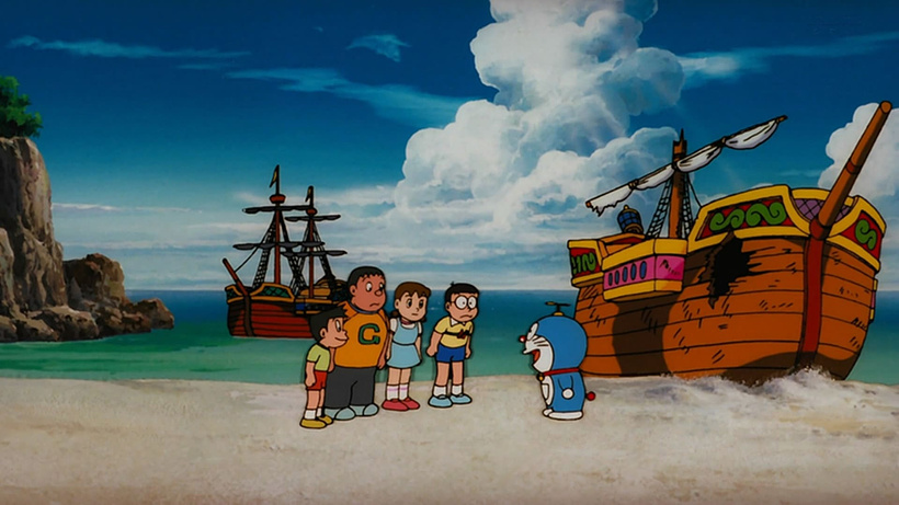 Imagen de Doraemon y los piratas de los mares del sur