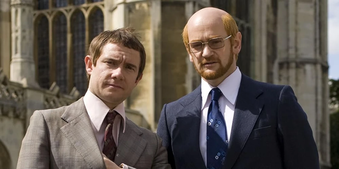 Martin Freeman y Alexander Armstrong en micro-men