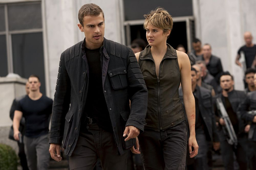 Shailene Woodley y Theo James en Insurgente