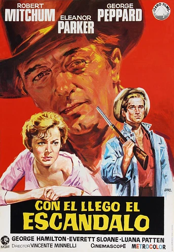 Poster de Con él llegó el escándalo