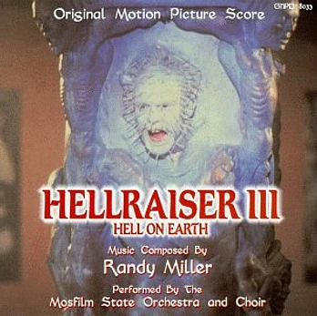 Carátula de la banda de sonido de Hellraiser III: El Infierno en la Tierra