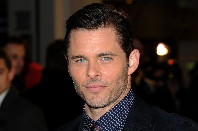 James Marsden en Los Amos de la Noticia (Premiere en Londres. Diciembre 2013)