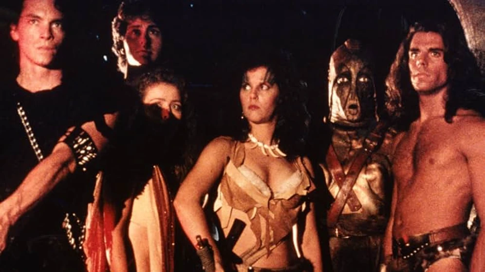 Jennifer Delora, J. Buzz Von Ornsteiner, Norris Culf, Nadine Hartstein, Andrew Howarth y George Grey en holocausto-robot