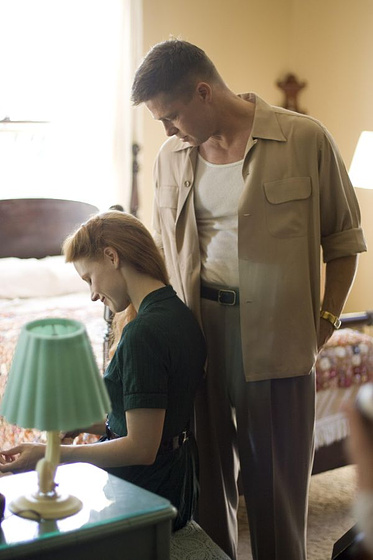 Brad Pitt y Jessica Chastain en El Árbol de la vida
