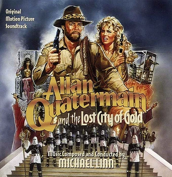 Carátula de la banda de sonido de Allan Quatermain y La Ciudad Perdida del Oro