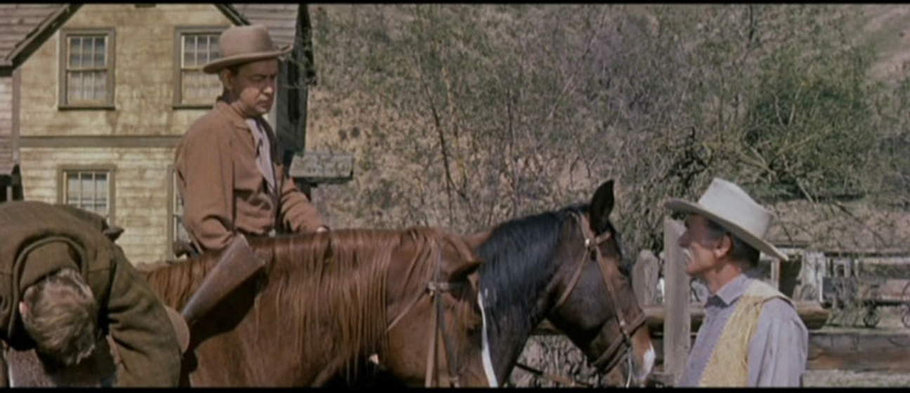 Alan Ladd en Un Pie en el Infierno