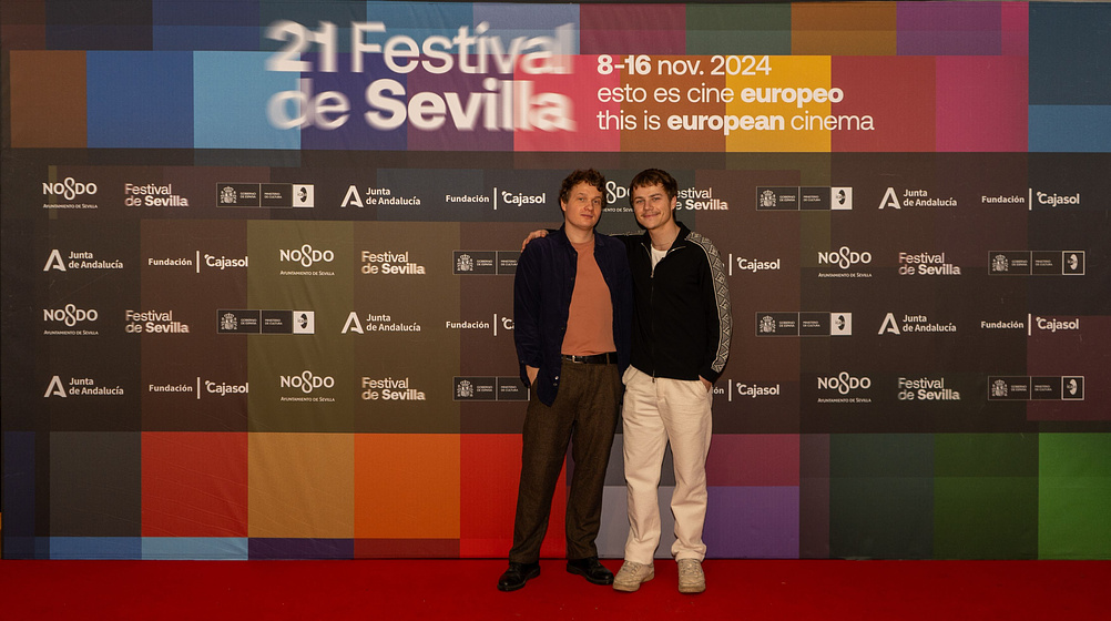 Morgan Simon y Félix Lefebvre en Somewhere in Love (Festival de Sevilla. Noviembre 2024)