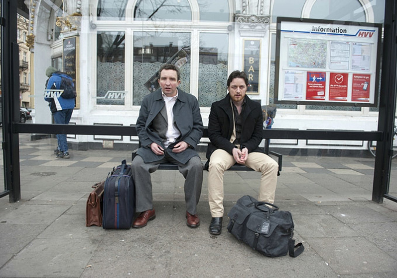 Eddie Marsan y James McAvoy en Filth, el sucio