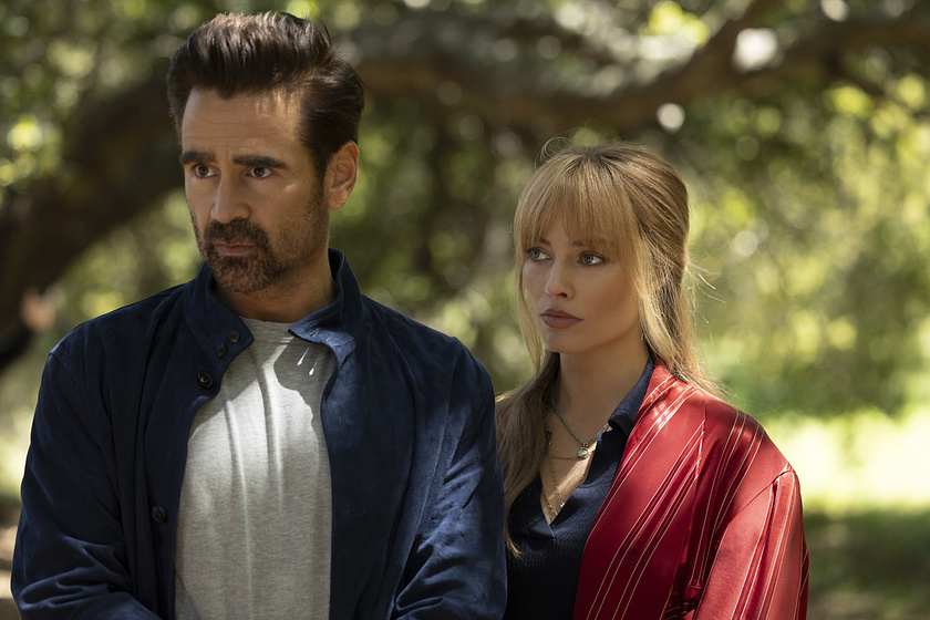 Colin Farrell [I] y Margot Robbie en Un Gran Viaje atrevido y maravilloso