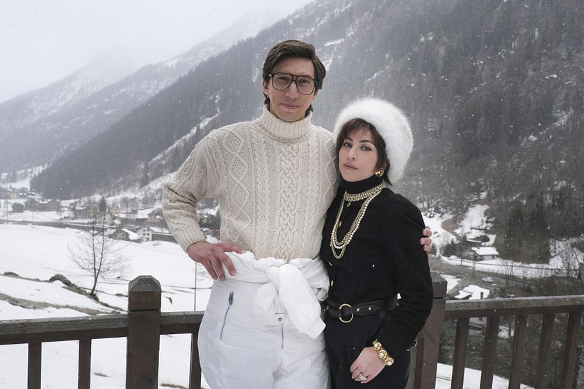 Lady Gaga y Adam Driver en La Casa de Gucci