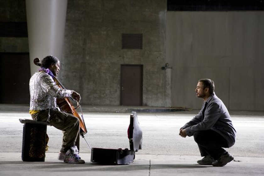 Jamie Foxx y Robert Downey Jr. en El Solista