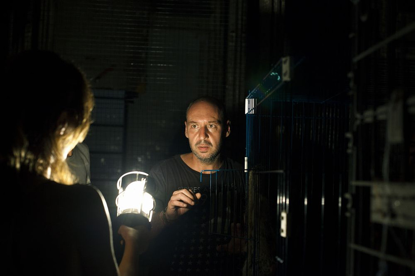 Jaume Balagueró en [REC] 4: Apocalipsis (Rodaje)