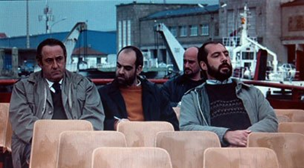 Javier Bardem, Luis Tosar y José Ángel Egido en Los Lunes al Sol