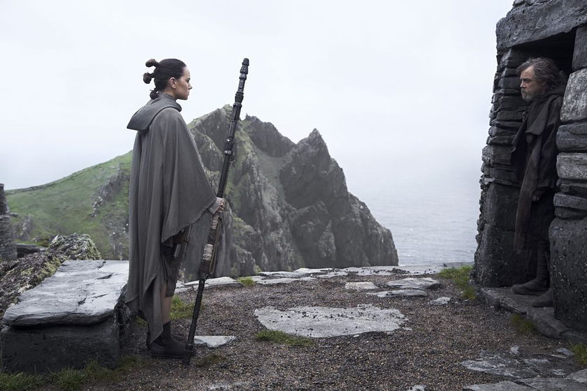 Daisy Ridley en Star Wars: Los Últimos Jedi