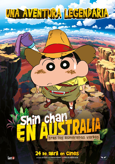 Imagen de Shin Chan en Australia (Cartel español)