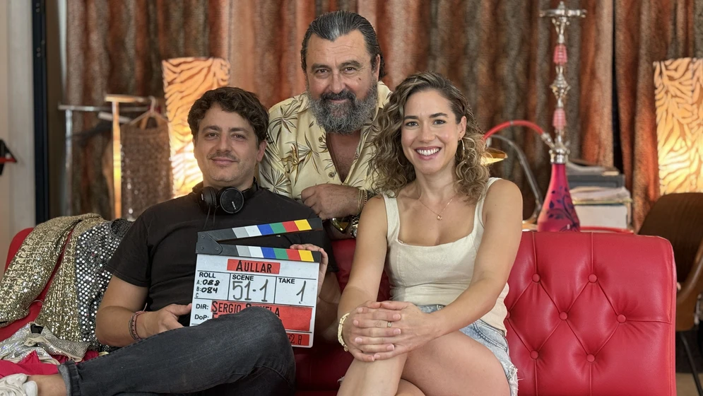 Paco Tous, Elena Martínez y Sergio Siruela en aullar (Rodaje)